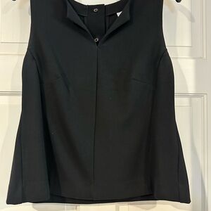 Elegant Black Sleeveless with back buttons Top and side buttons Pants